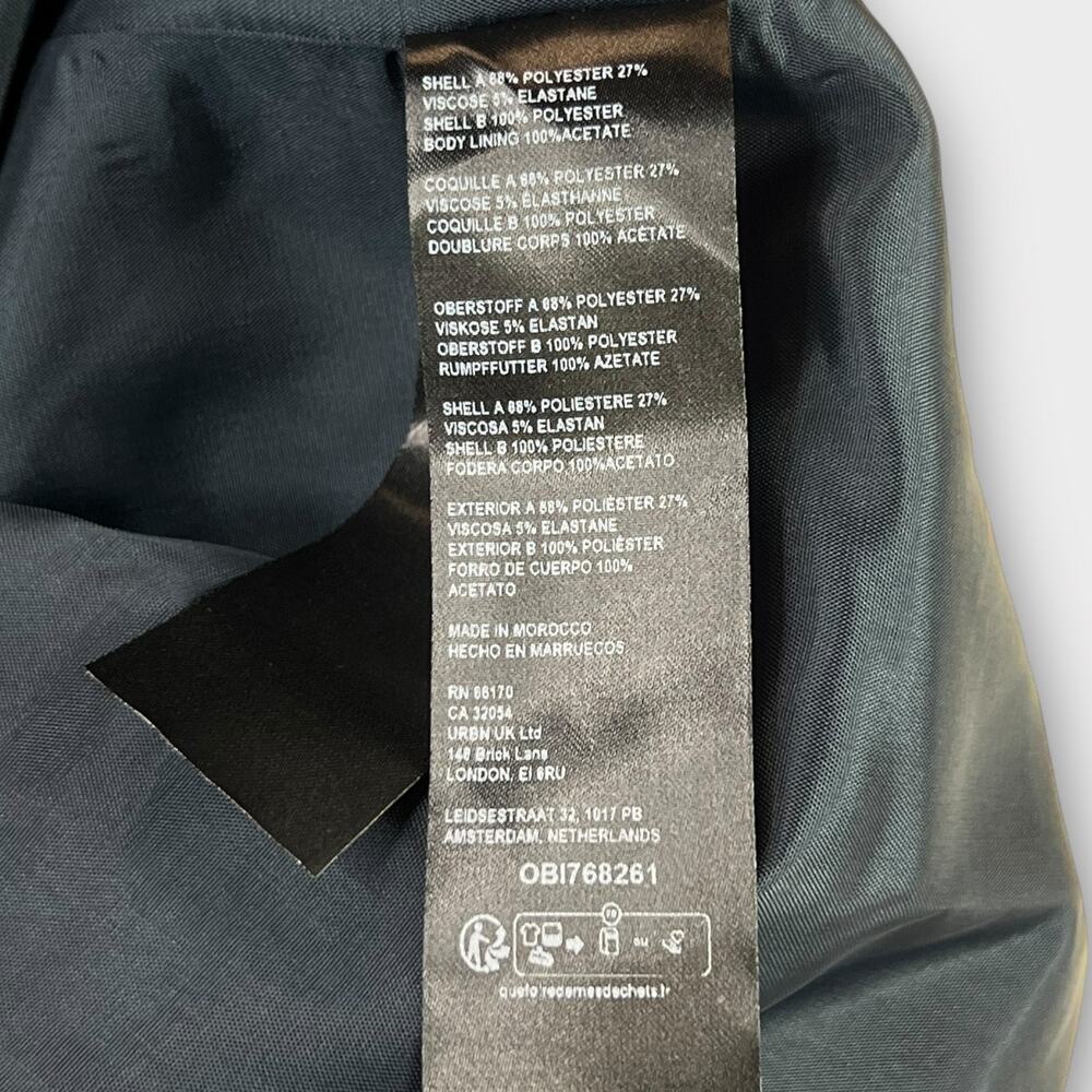 By Anthropologie Tulle Overlay Plaid Blazer Size Small NEW - Picture 6 of 9